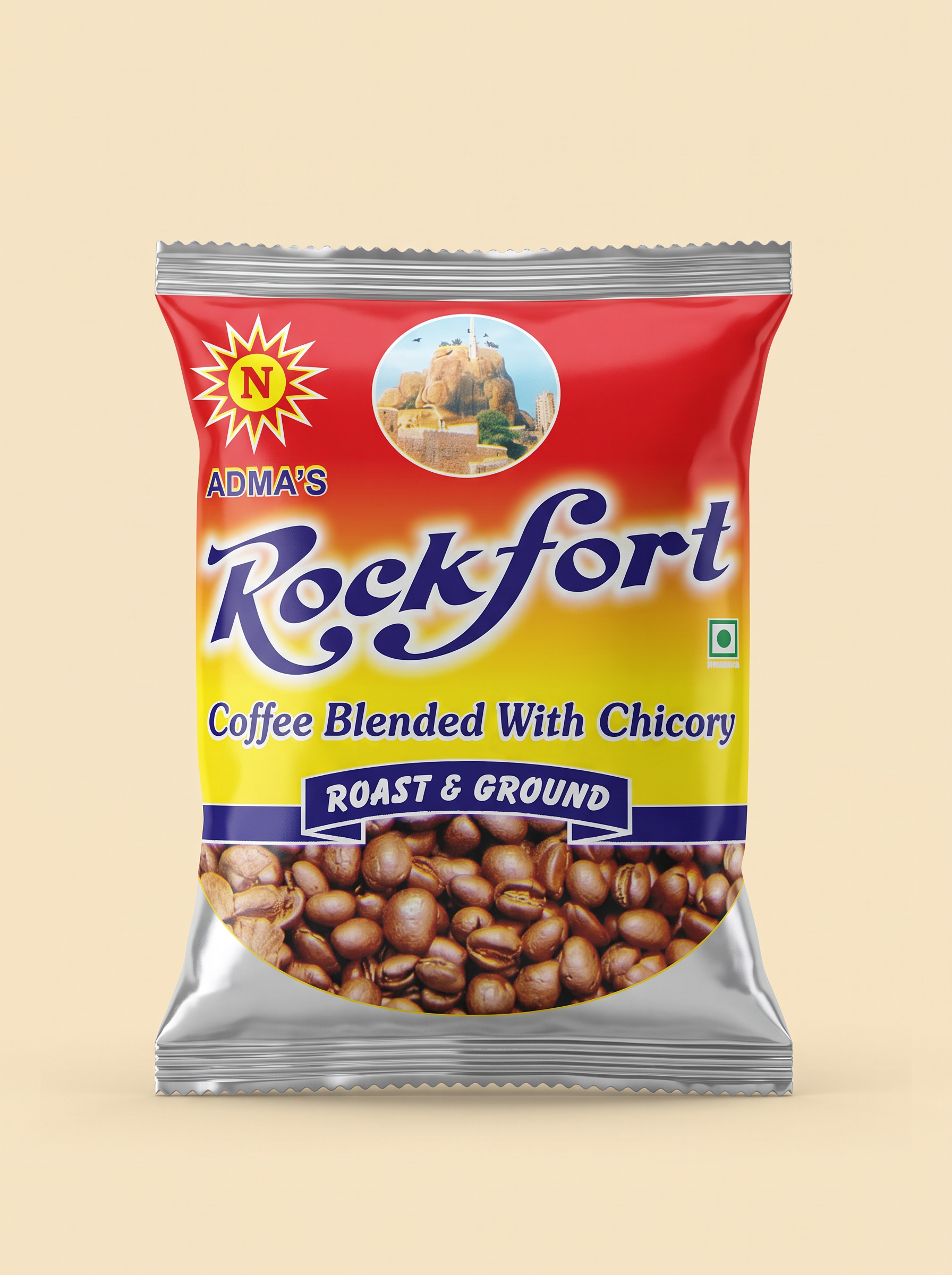 Padma's Rockfort roast and ground coffee pack